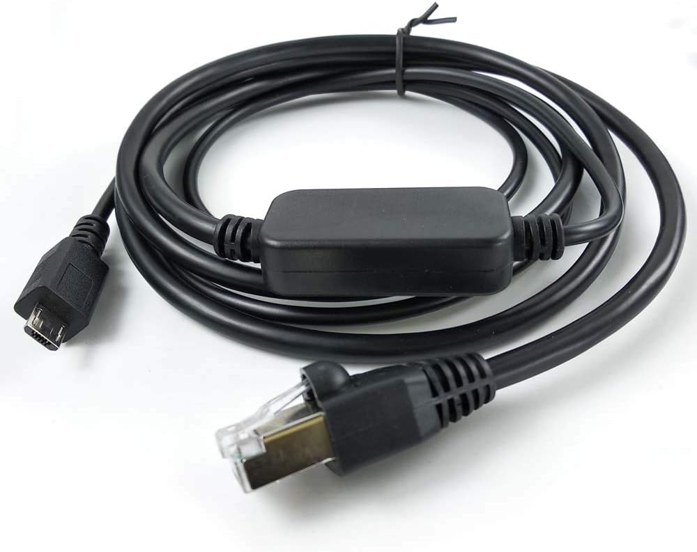 Washinglee Micro USB to RJ45 Console Cable for Cisco Router Modem