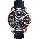Fossil Grant Sport Chronograph Leather Watch