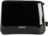 PIFCO Black Toaster 2 Slice 700W 6 Browning Controls Removable Crumbs Tray view 6