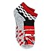 Disney Cars Boys 6 pk Socks (6-8 (shoe size: 10.5-4), Finish Line Grey Quarter)