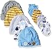 Gerber Baby 8 9-Piece Cap and Mitten Sets, 9pc Multisport, Newborn