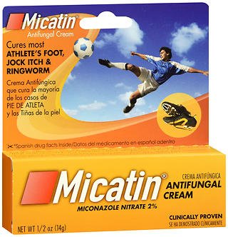 Micatin Antifungal Cream – 0.5 oz, Pack of 6