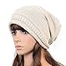 FUNOC Unisex Women Men Winter Warm Ski Knitted Crochet Baggy Beanie Hat Cap Beret