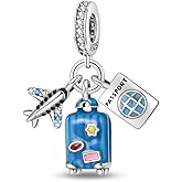 BEVALY Charm Fit for Pandora Bracelets Christmas Festival Heart Animals 925 Silver Bead Charms Jewelry Gift for Women and Friend