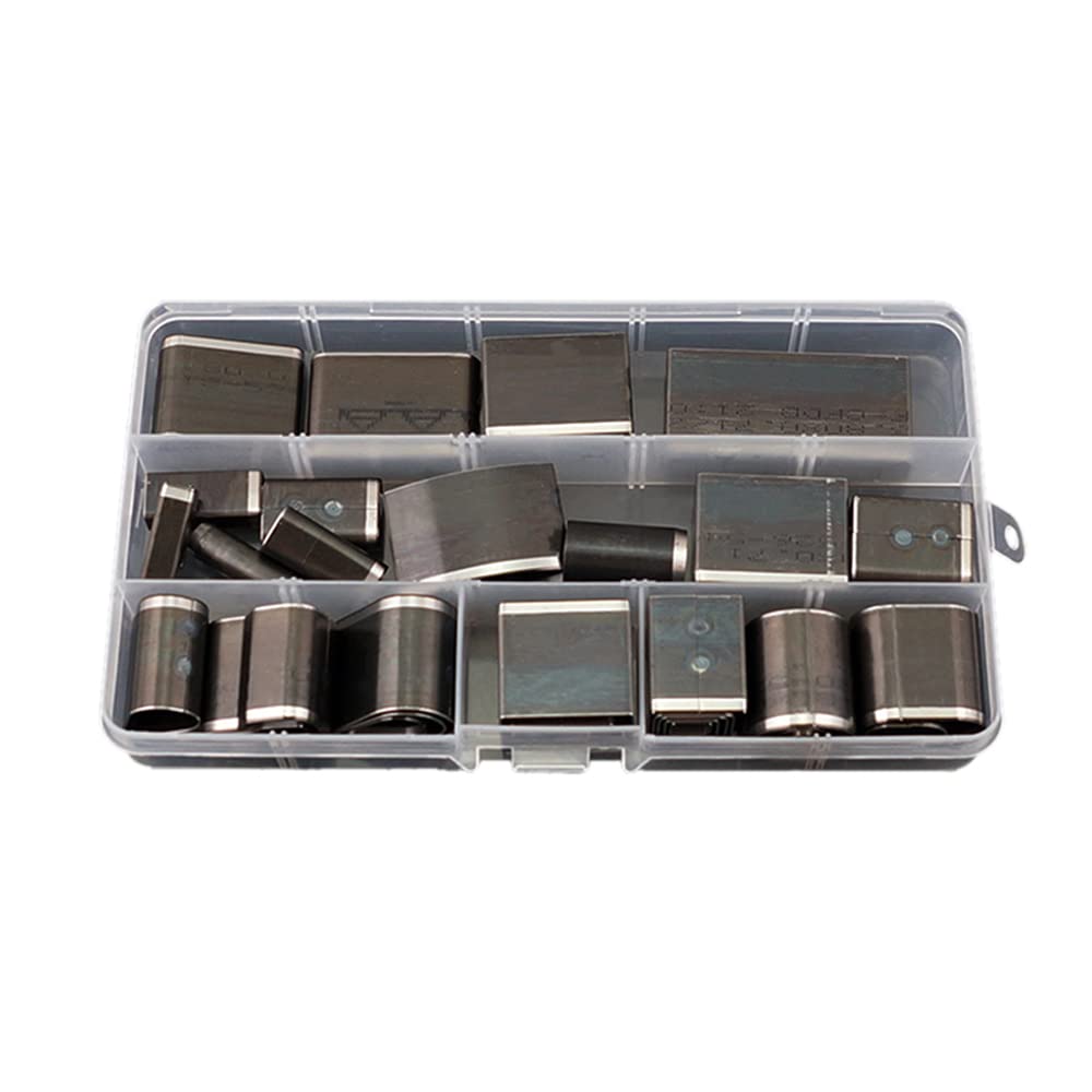 Tiardey 39pcs Leather Craft Punch Hole DIY Tool Set for Shape Hollow Cutter Handmade