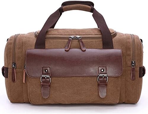 Duffle Bag Travel Bag Canvas Weekend Bag Super Capacity Gym Bag for trip,gym,work