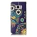 Galaxy S8 Case, Galaxy S8 Wallet Case Flip Kickstand Case Premuim Leather Cover 3D Art Colorful Owl Painting Shockproof Soft Inner Bumper with Card Slot & Dust Plug & Stylus Pen - S8