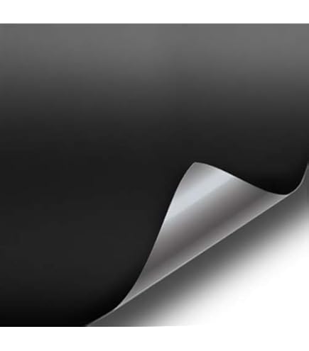 Amazon.com: VViViD Satin Flat Matte Stealth Jet Black 5ft Vinyl