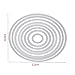 Hunulu 8 pcs Metal Ellipse Cutting Dies Stencils DIY Scrapbooking Album Paper Card Set
