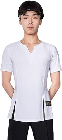 Amazon 男性社交ダンス衣装 競技用 ラテンダンスシャツ Sexy メンズラテンシャツ 半袖 ダンス衣装 ダンスウェア 練習着 ラテンダンスウェア トップス 練習着 メンズ ラテンダンス用上着 Tシャツ ブラック ホワイト 発表会 ホワイト Medium Augustagainaz 社交ダンス Amazon 男性社交ダンス衣装 競技用 ラテンダンスシャツ Sexy メンズラテンシャツ 半袖 ダンス衣装 ダンスウェア 練習着 ラテンダンスウェア トップス 練習着 メンズ ラテンダンス用上着 Tシャツ ブラック ホワイト 発表会 ホワイト Medium Augustagainaz 社交ダンス