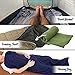 Bundle Monster | Sleeping Bag Liner Travel Sheet Camping Sleep Sack | Lightweight, Compact, Zippered Microfiber Fleece | Add Up to 10F Extra for Cold Weather Climates |Soft, Warm & Cozy - Dark Navy