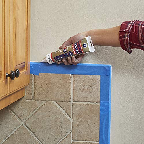 GE Momentive Performance Materials MAKB405CR Max Shield Ultra Seal Siliconized Acrylic Latex Sealant Caulk, Clear, 5.5oz - Thumbnail 4