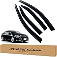 LETINGFAR Window Visors Rain Guards for Toyota Camry 2007 2008 2009 2010 2011 Accessories, Wind Deflectors Vent Shades for Toyota Camry