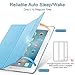 ESR iPad 2 3 4 Case, Smart Case Cover [Synthetic Leather] Translucent Frosted Back Magnetic Cover with Auto Sleep/Wake Function [Light Weight] (Sky Blue)