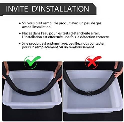 JOYXEON Pneu Roue 8 1/2X2 Chambre a air (1.8mm épais) / Pneu Plein Avant/Arrière Pneu Pneu de Rechange Compatible avec Xiaomi M365/ Pro, Durables Anti-Dérapant, Kit de démonte-pneus/Valve Extension