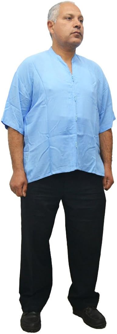 Camisa, Blusa Lisa Muy cómoda 100% algodón marroquí árabe Unisex para Hombre o Mujer: Amazon.es: Ropa y accesorios