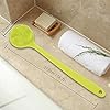 Ithyes Silicone Body Brush, Bath Brush Back Scrubber Long Handle Bath Shower Brush with Ultra Soft Bristles,Non-Slip…