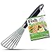 Elite Chef Fish Spatula Turner with Offset Slotted Metal Head Keeps Your Food Intact