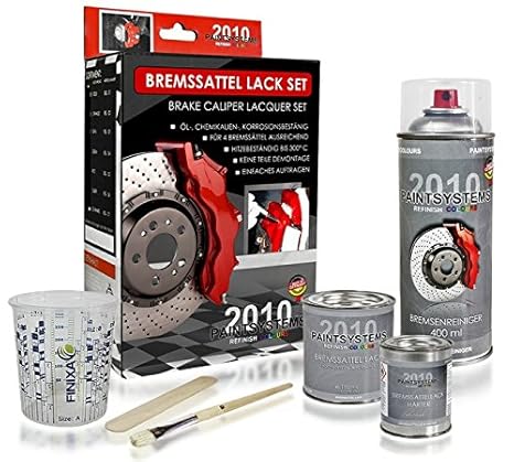 PAINTSYSTEMS REFINISH COLOURS Bremssattel Lackset 6-teilig rot