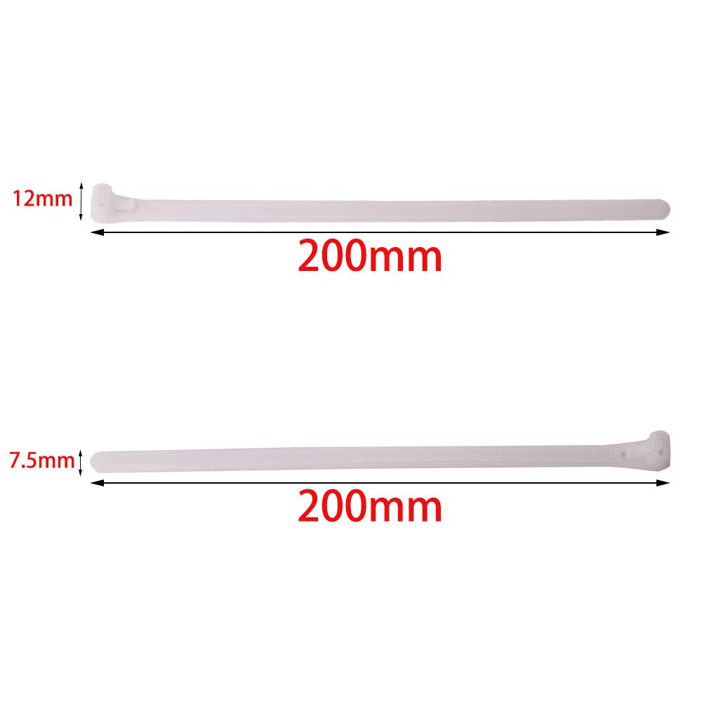 Fascette Stringicavo Nere 100mm - Confezione Da 100 Pezzi Per Fissaggi Resistenti