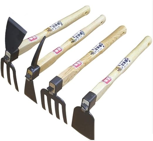 Gardening Digging Hoe Garden Tools Dual-use Hoe and Rake 2 in 1 Carbon