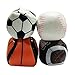 MICHLEY 1.7 Inch Mini Sandbag Sports Balls Outdoor Footbag Classic Set of 4 (Football, Baseball, Basketball, Soccer)