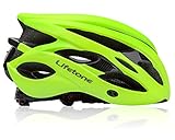Basecamp Specialized Bike Helmet with Safety Light,Adjustable Sport Cycling Helmet Bicycle Helmets for Road & Mountain Biking,Motorcycle for Men & Women,Youth - Racing,Safety Protection (Green)