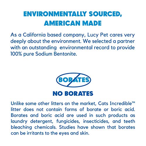 Cats Incredible Lucy Pet 14 lb Bag Clumping Cat Litter with Smell