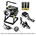 Rechargeable Work Lights, TOTOBAY Zoomable Outdoors Camping Emergency Lights with SOS Mode, Portable Floodlights with 3PCS Built-in Batteries to as Backup Power Supply