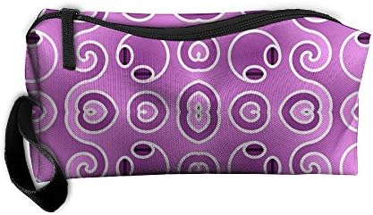 Octopod Swirl Magenta-Purple Portable Durable Waterproof Travel&amp;Home Make-up Bag Toiletry Bag Cosmetic Bag Pencil Bag Medicine Bag