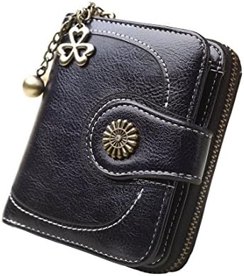 Zlover Women's Card Holder Wallet RFID Blocking Large Capacity Luxury Wax Clutch Purse