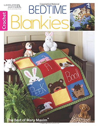 Bedtime Blankies: The Best of Mary Maxim-3 Adorable Baby Blankets to Crochet Following Graph Style Patterns by Mary Maxim