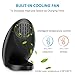 CHOETECH Qi Fast Charger Wireless Charging Stand with Cooling Fan Compatible with iPhone XR/XS/XS Max, iPhone X/ 8/8 Plus, Samsung Galaxy S9/S9 Plus/Note 9/8, S8/S7 and Other Qi-Enabled Devices