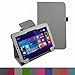 Nextbook 10.1 NXW10QC32G Case,Mama Mouth PU Leather Folio 2-folding Stand Cover with Stylus Holder for 10.1