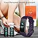 LETSCOM Fitness Tracker, Activity Tracker Smart Watch with Call & SMS Reminder, IP68 Water Resistant Color Screen Step Counting Sleep Tracking Calorie Counter Pedometer Wrist Band
