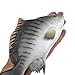 Hagao Artificial Fish Gray Snapper Simulation Fish Decoration Fake Toy Model Playset Sea Creatures Lifelike Stick to Fish Tank for Home Party Christmas Display 9.5