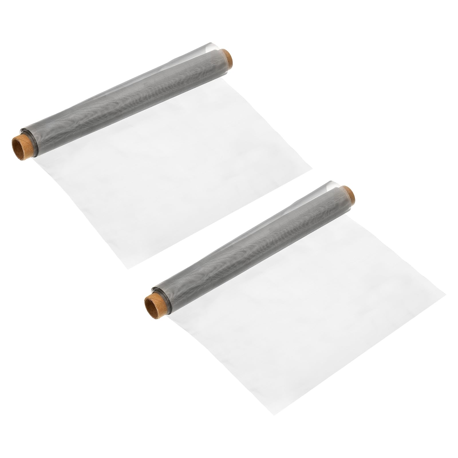 PATIKIL 304 Stainless Steel Wire Mesh Screen, 2 Pack 150 Mesh Woven Air Vent Filter Mesh Hard and Heat Resisting Hole Fill for Cage Garden Window 11.8 x 39inch (30 x 100cm)