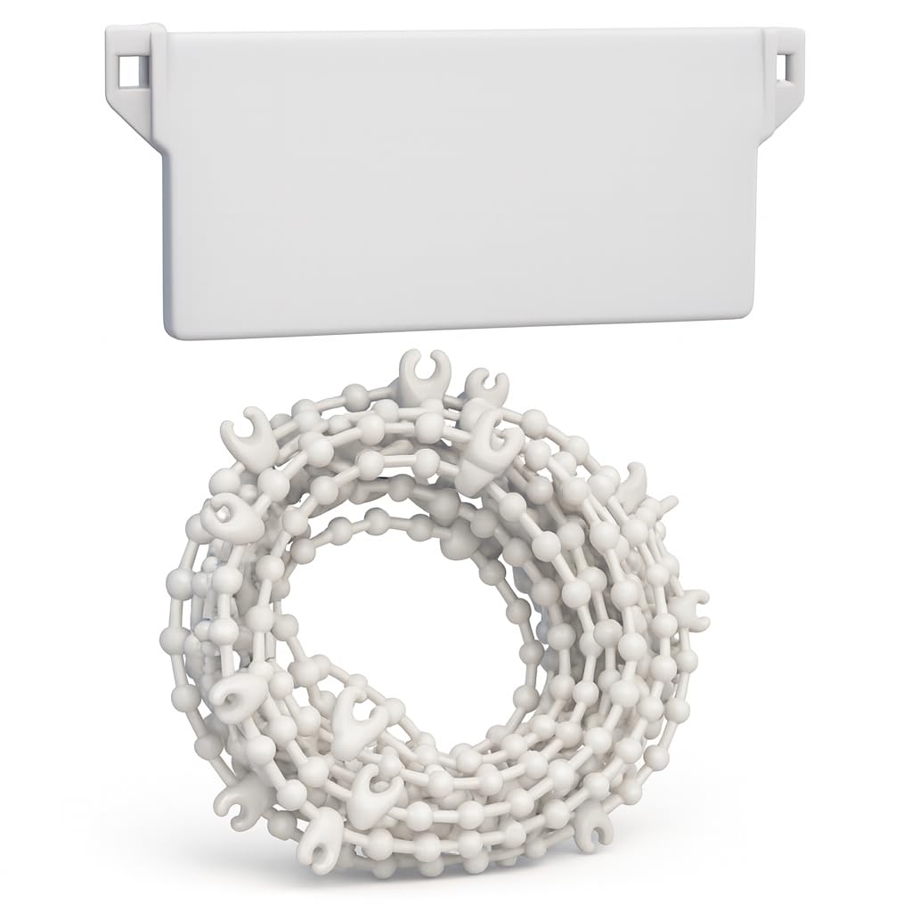 First Blinds Vertical Blind Weights and Chains For 89mm (3.5") (10, White)