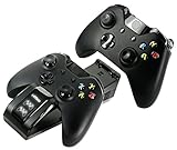 Nyko Dual Charge Base High Speed Docking/Charging Station for Xbox One/Xbox One S Controllers with Two Super Fast Rechargeable Battery Packs (Video Game)