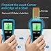Stud Finder Wall Scanner, 5 in 1 Multi Function Electronic Stud Sensor With Digital LCD Display & Sound Warning, Center Finding Stud Detector for Studs/Wood/Metal/Live AC Wires