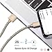 OTISA Charger Cable for Phone, Charger Cord 3 Pack Nylon Braided Charging Cord Compatible Phone xs/xsmax/xr/8/8plus/7/7plus/6/6plus pad pod & More(Gold/Pink/Grey)   