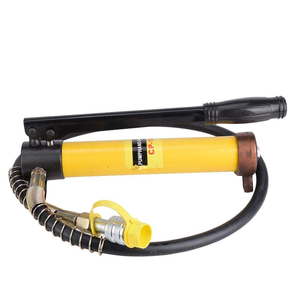 10T Hydraulic Jack Manual Hydraulic Pump Set Steel Lifting Handle Tool