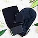 Self Tanner Tanning Mitt Set - Complete Tanning Mitt Kit with Exfoliating Gloves, Body and Face Tanner Mitts for the Perfect Fake Tan - Self Tanning Glove Mitt Applicator