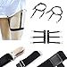 Mens Shirt Stays Garters Belt Holders with Non-slip Locking Clamps by Chorade