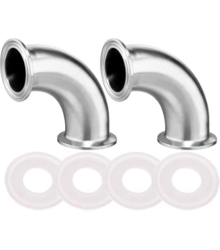 DERNORD 3-Way U Sanitary Ferrule – 2" Tri-Clamp Stainless Steel 304 Fitting For Branching Pipes