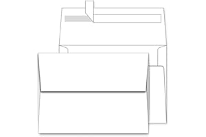 AZAZA 100 Pack A2 White Envelopes Self Sealing Adhesive Perfect for Weddings, RSVP, Invitations, Baby Shower,Greeting Cards,Announcements, Thank You Notes| A2(4.375 x5.75 Inches)
