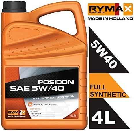 RYMAX Posidon SAE 5W-40, API SN/CF, ACEA A3/B4, Full Synthetic Engine Oil 4 litres