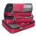 eBags Large Packing Cubes - 3pc Set (Raspberry)