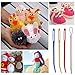 FOGAWA 19 Pcs Tapestry Needle Set Bent Tip Wool Needles Yarn Needle Sewing Needles Weave Knitting Large Eye Blunt Needles with Knitting Crochet Stitch Counter, Box