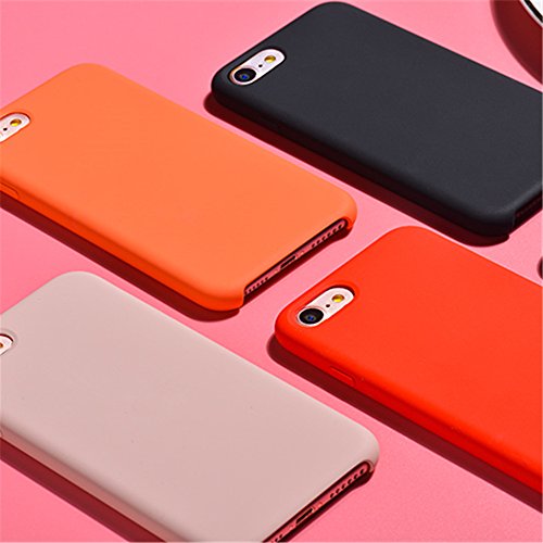 image for iPhone 7 & iPhone 8 case,YAZHAN Liquid Silicone Gel Rubber Slim Fit So